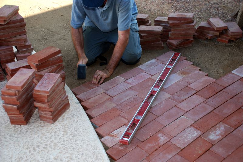 Brick Hardscape Installation